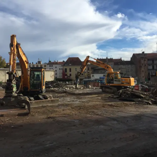 Chantier de démolition Foch Sully Roanne