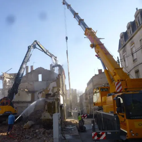 Chantier de démolition Foch Sully Roanne