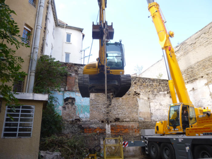 Chantier démolition