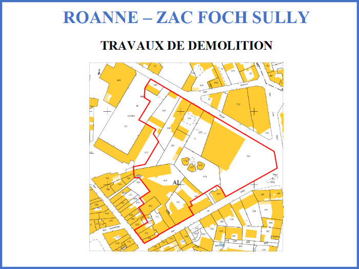 Chantier démolition Foch Sully Roanne