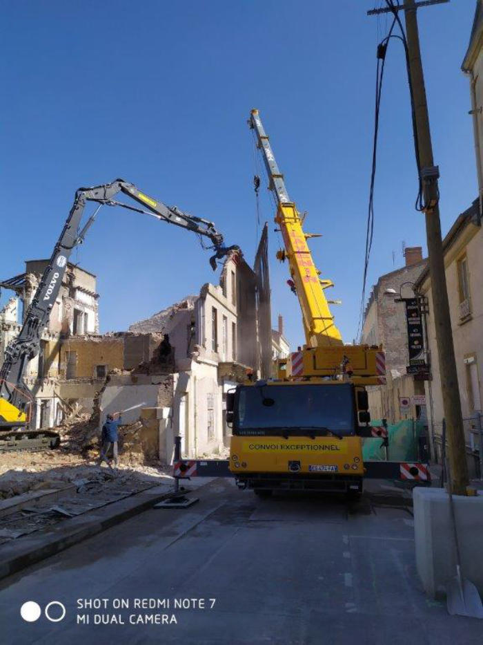Chantier démolition Foch Sully Roanne 26
